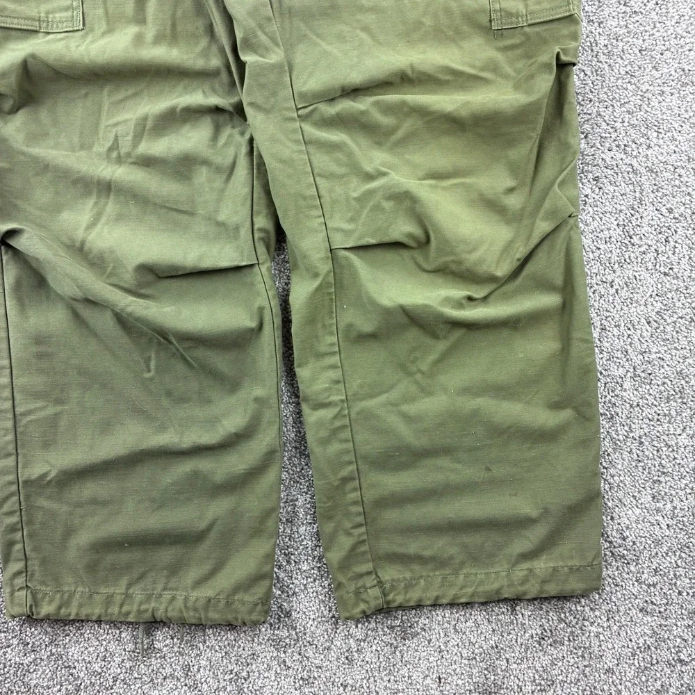 Vintage M-65 Cold Weather Cargo Pants Mens Small Green OG107 Cotton Blend